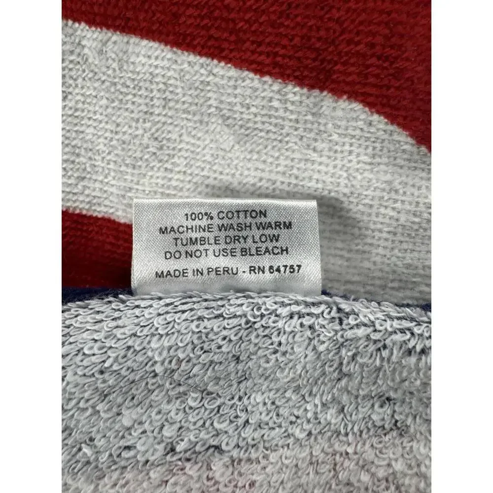Patriotic Statue of Liberty and American Flag Beach Towel or Tapestry